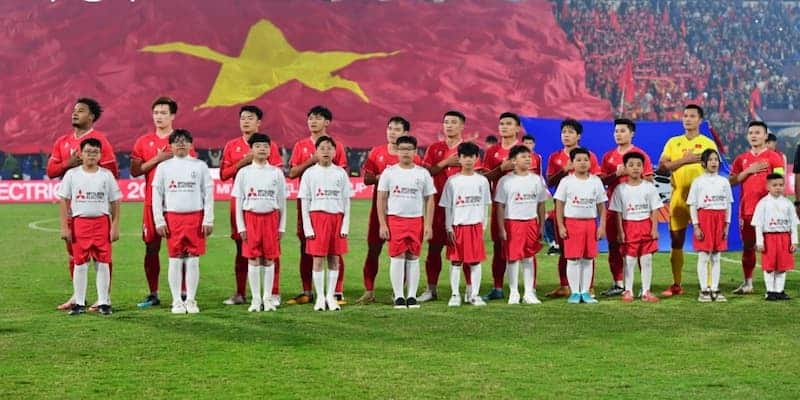 Đội hình xuất phát đầu trận của Việt Nam